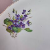 Set of 11 plates, Baudour porcelain