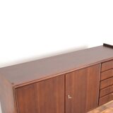 Mid-Century German Walnut Sideboard from Möbelhaus Alfred Hübner, 1960s.