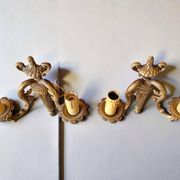Paire d'appliques en bronze Louis XVI