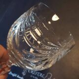 Set of 12 Lorraine crystal glasses