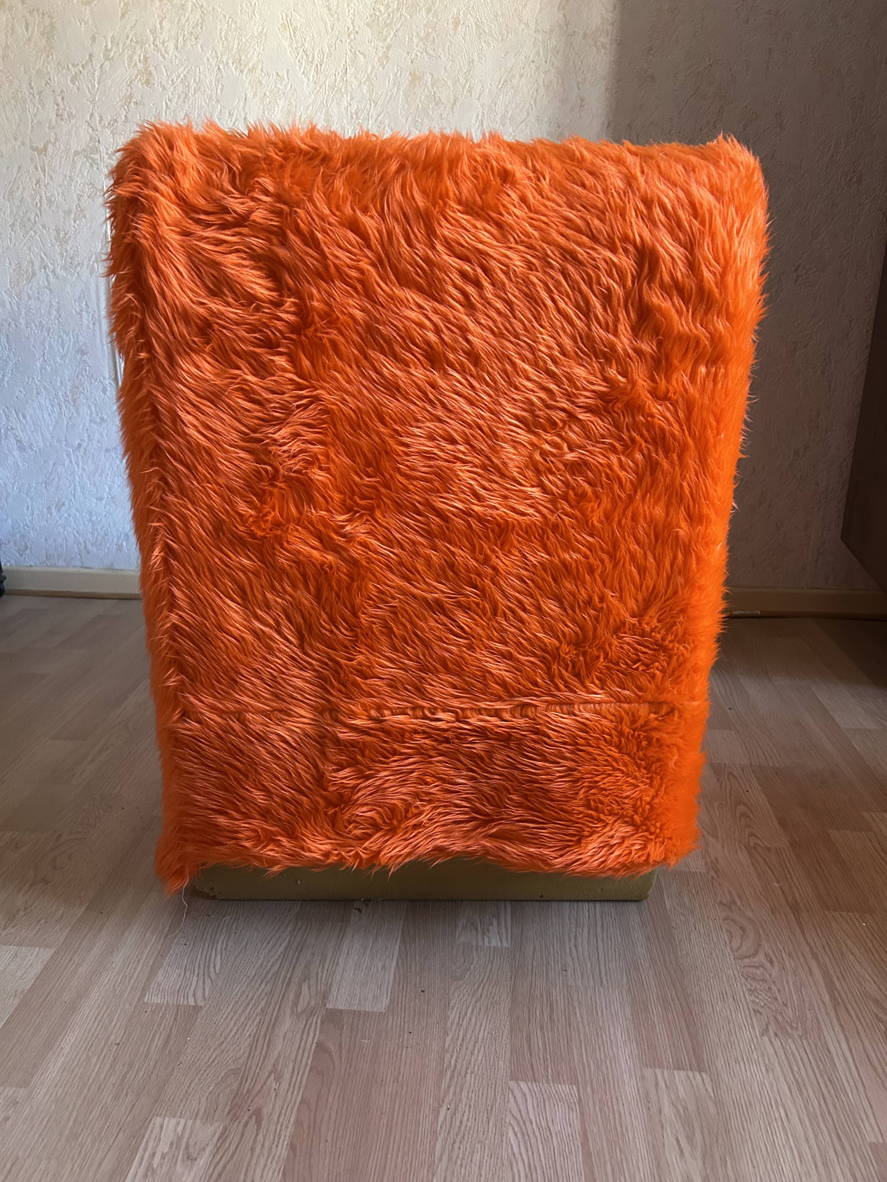 Vintage orange armchair