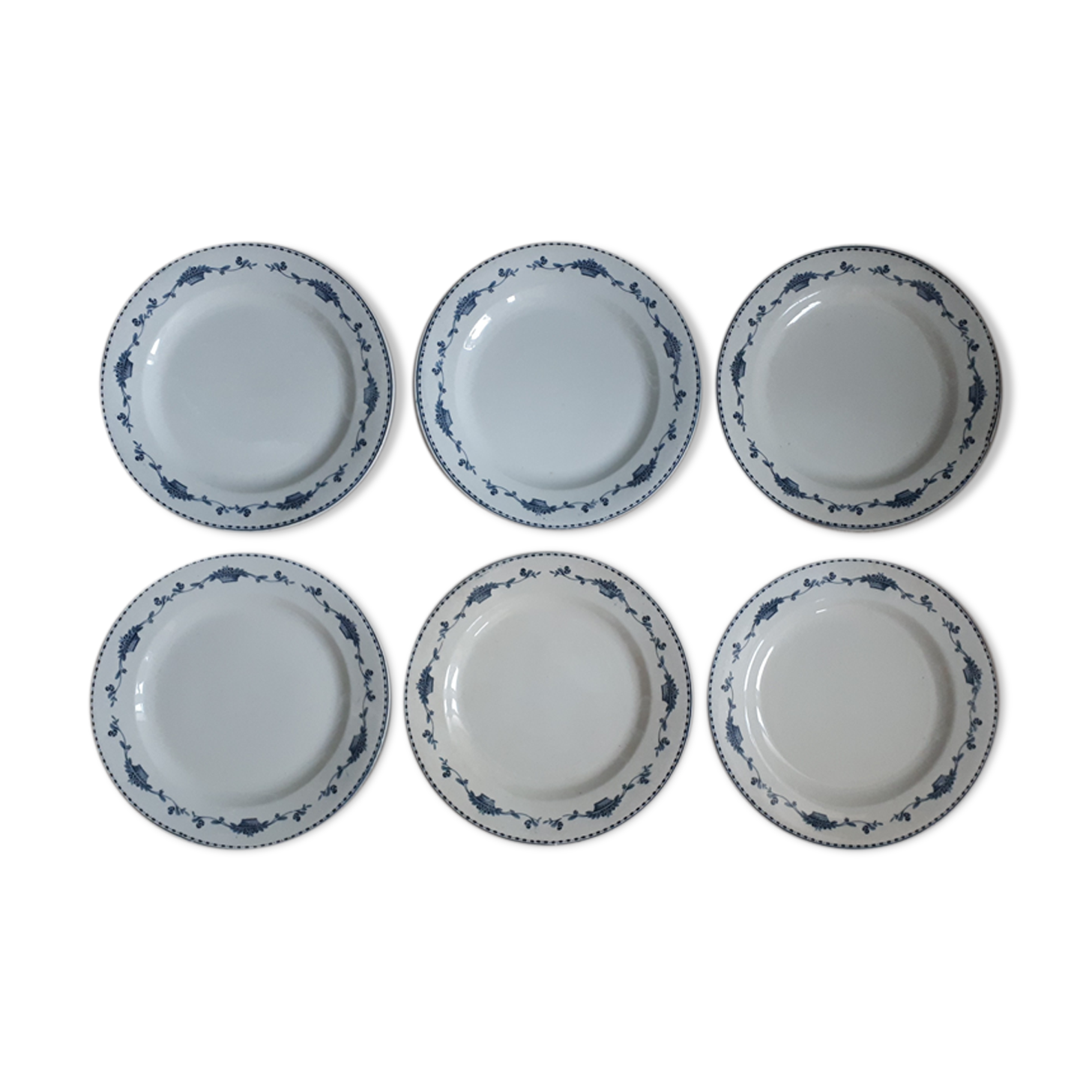 Set 6 flat plates EC Roger Salins