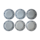 Set 6 flat plates EC Roger Salins