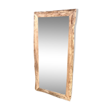 Recycled teak mirror