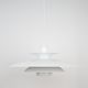 Danish pendant lamp Donau by Kurt Wiborg, Jeka, Denmark, 1980s