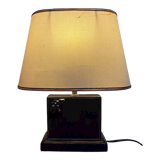 Ceramic lamp with rose decoration