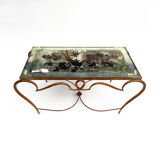 Rene Drouet Gilded Cocktail Coffee Table Art Deco