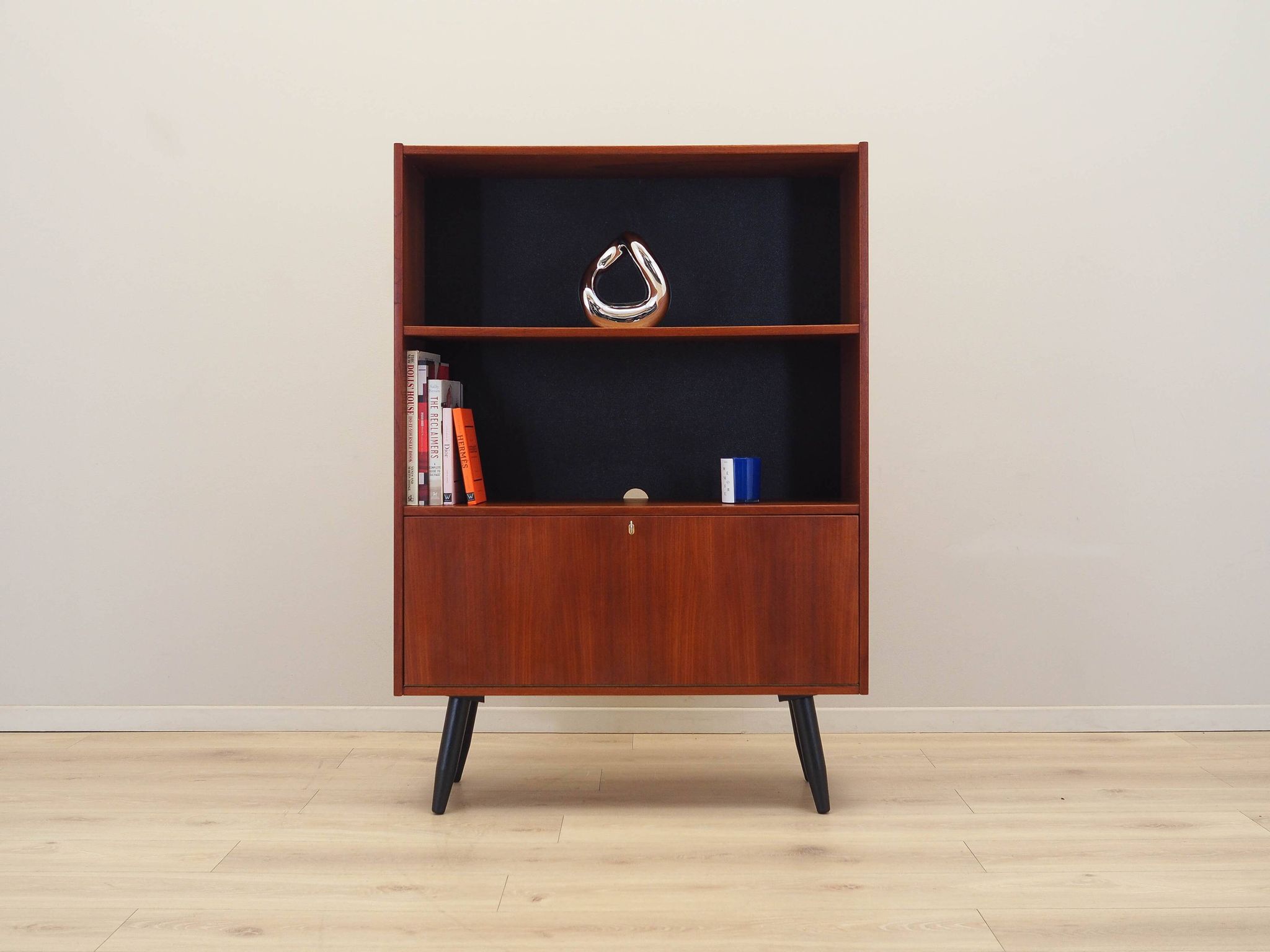 Teak bookcase, Danish design, 1960s, manufactured in Denmark