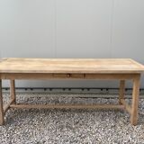 Table de ferme poncée 2m