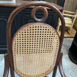 Thonet n°17 curved wooden armchair