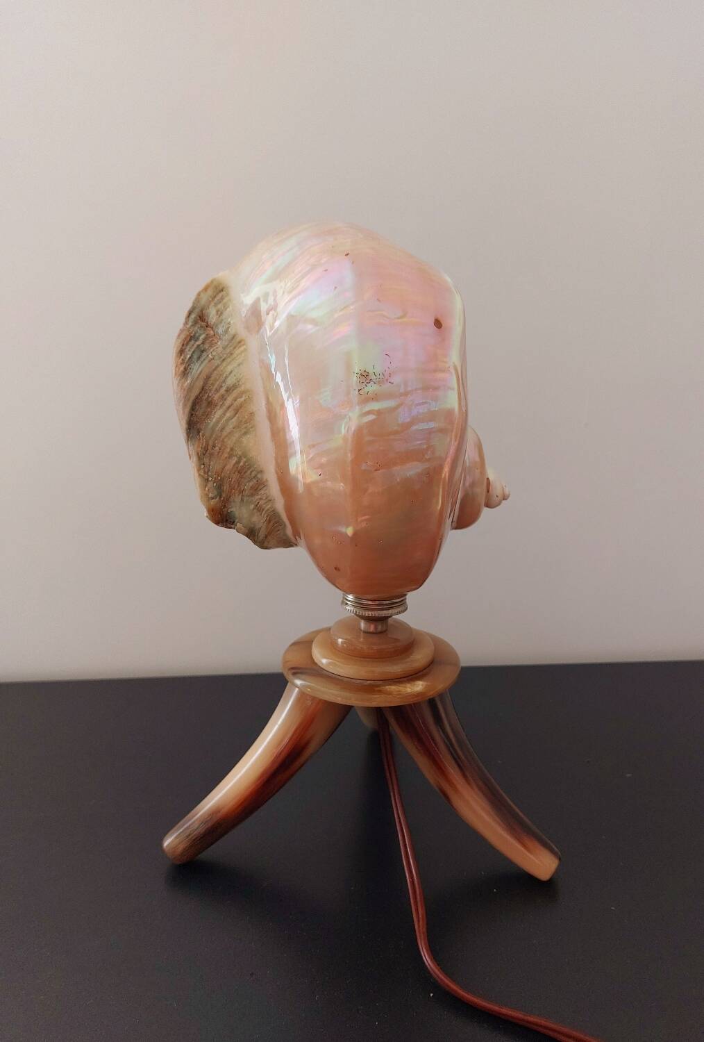 Vintage shell lamp