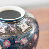 Antique Japanese porcelain vases, Meiji period, 19th century, oriental porcelain art, in