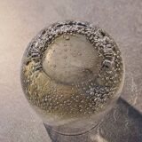 Set of 5 smoked bubble bottom glasses