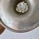 Vintage Pewter Double-Arm Candelabra – Art Nouveau Style Candle Holder