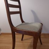 Paire de chaises style Louis Philippe