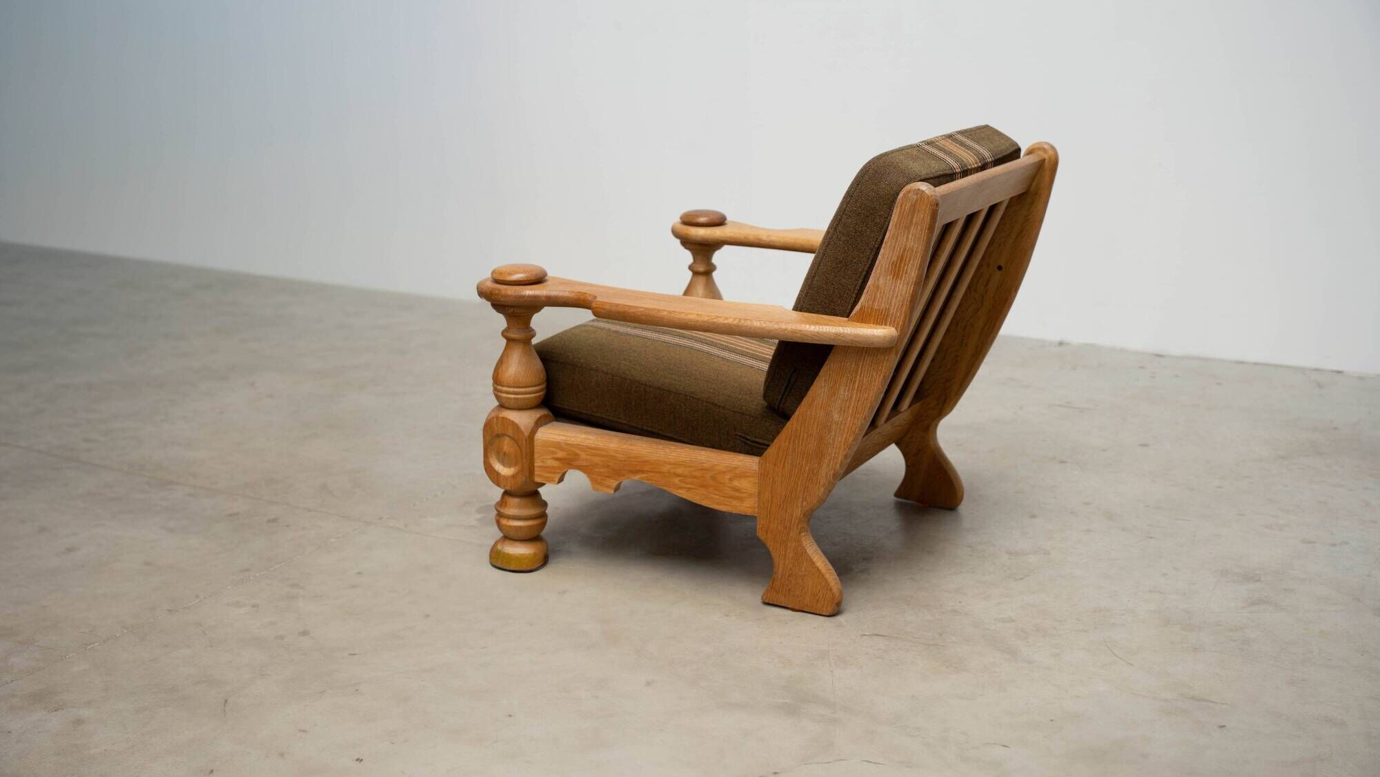 Danish Low Back Lounge Chair