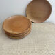 7 dessert plates in stoneware