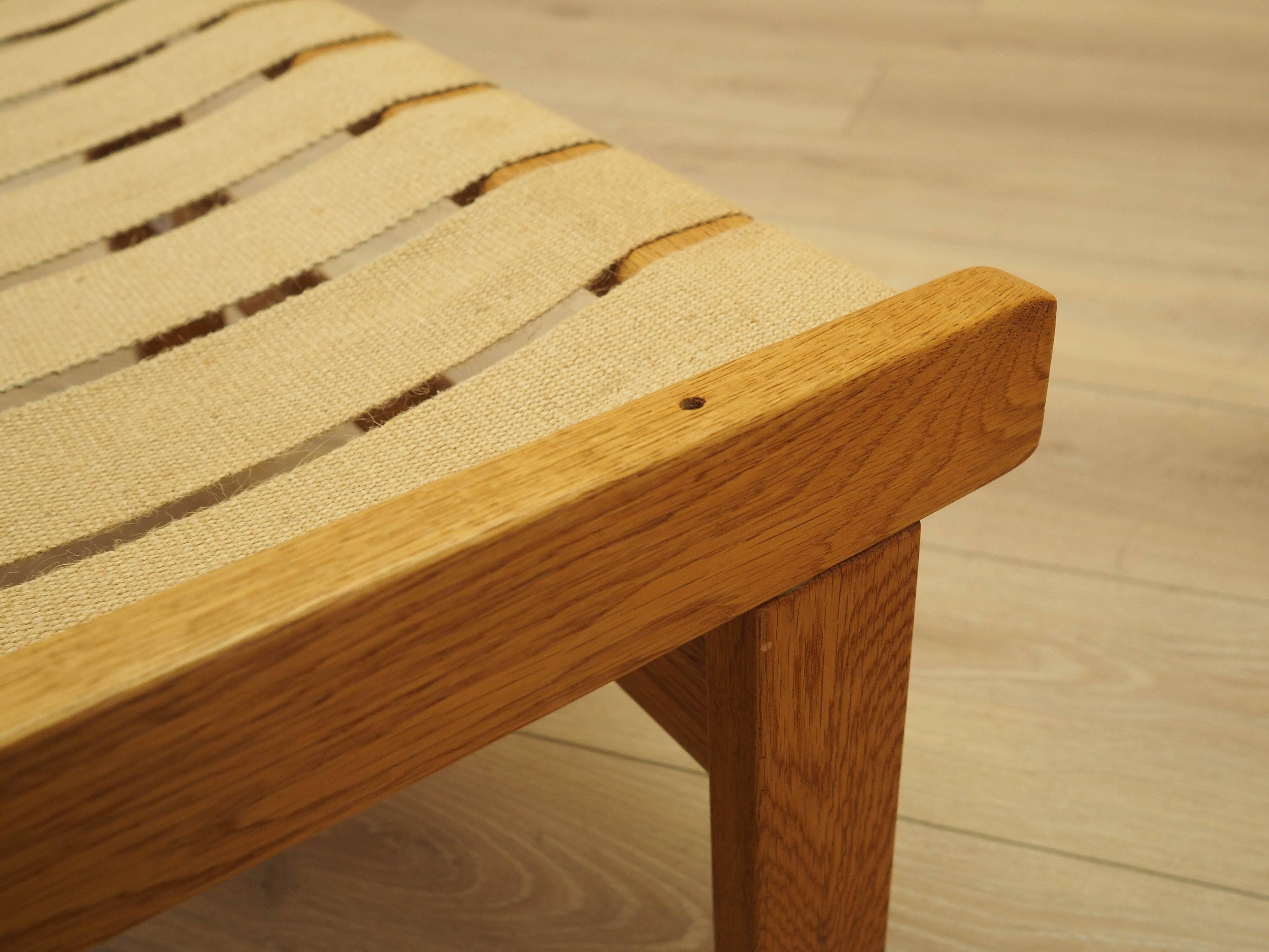 Oak footstool, Danish design, 1960s, made in Denmark