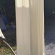 Vintage floor lamp from the 50s in metal and brass 4 flexible lights with tripod base