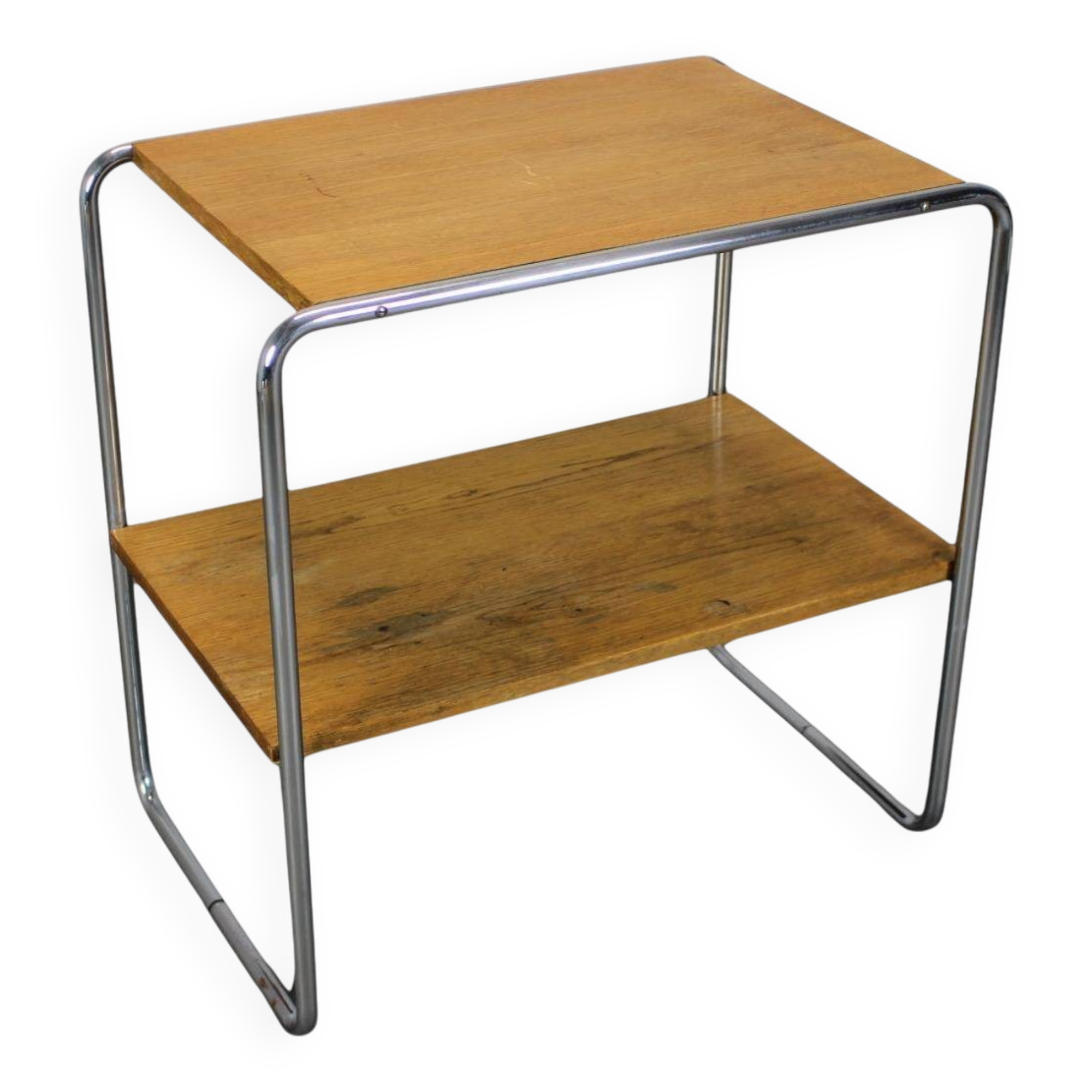 Marcel Breuer Bauhaus table from the 1930s, model B12, Czechoslovakia