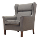 Wingback armchair, Danish design, 1970s, production: Denmark