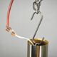 1970s Kamenicky Senov Czech Crystal Glass and Chrome Pendant Light