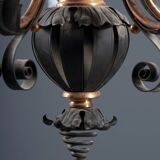 Vintage Iron Candlestick, 1910s