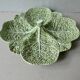 Four-wheeled cup in dabbling, cabbage leaves, Bordallo Pinheiro