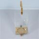Hollywood Regency umbrella stand in acrylic and brass, 1980s – transparent design