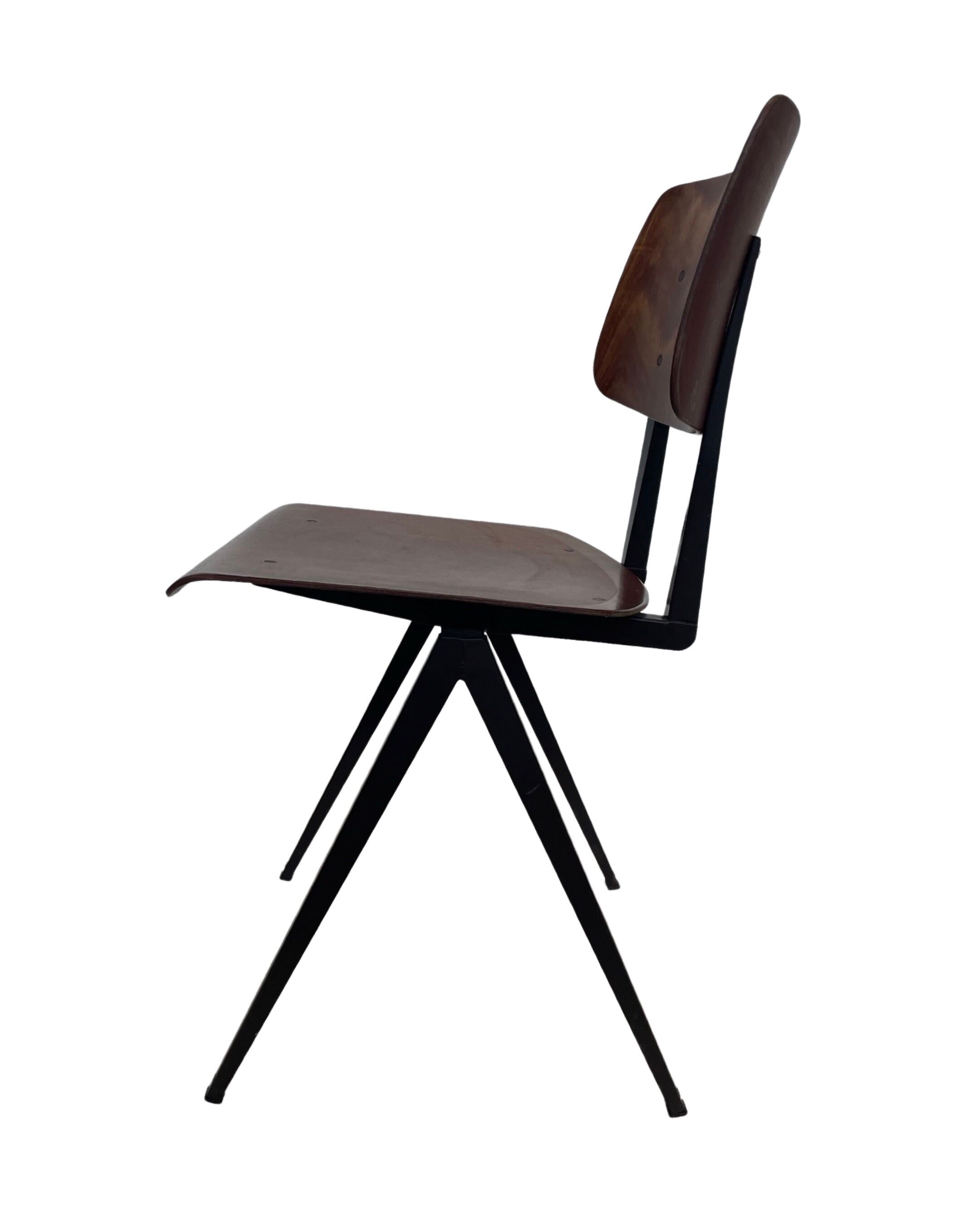 Industrial chair Galvanitas S16 Pagholz Netherlands 60's Design