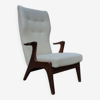 Oak armchair attributed to Kurt Østervig, 1950s