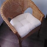Rattan armchair