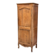 Louis XV solid oak boarding school wardrobe with rod
