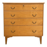 Commode vintage Imexcotra en bouleau, Belgique, années 60