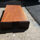 Table basse en acajou massif