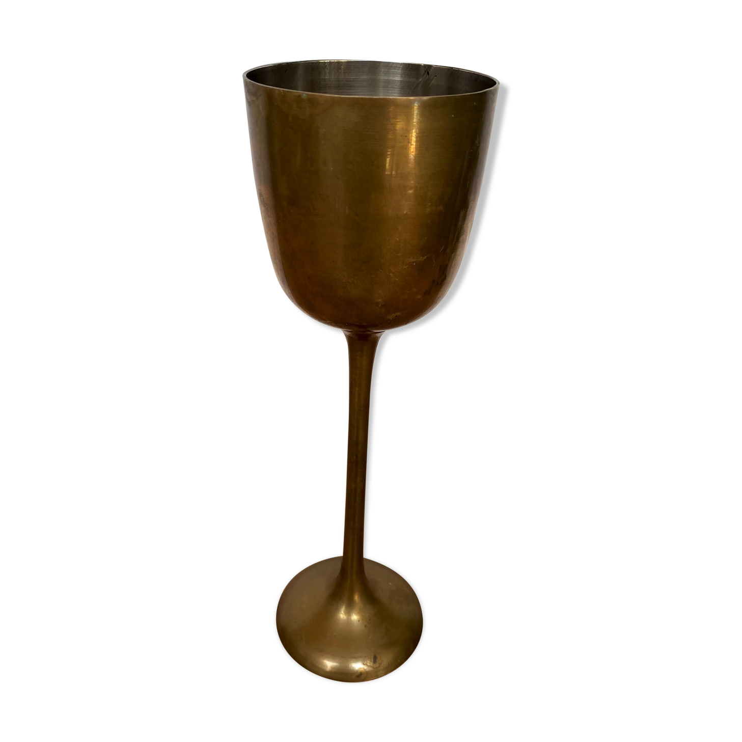 Brass metal chalice