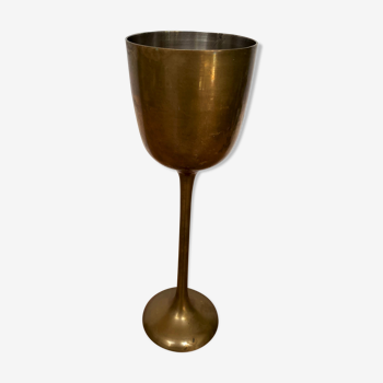 Brass metal chalice