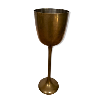 Brass metal chalice