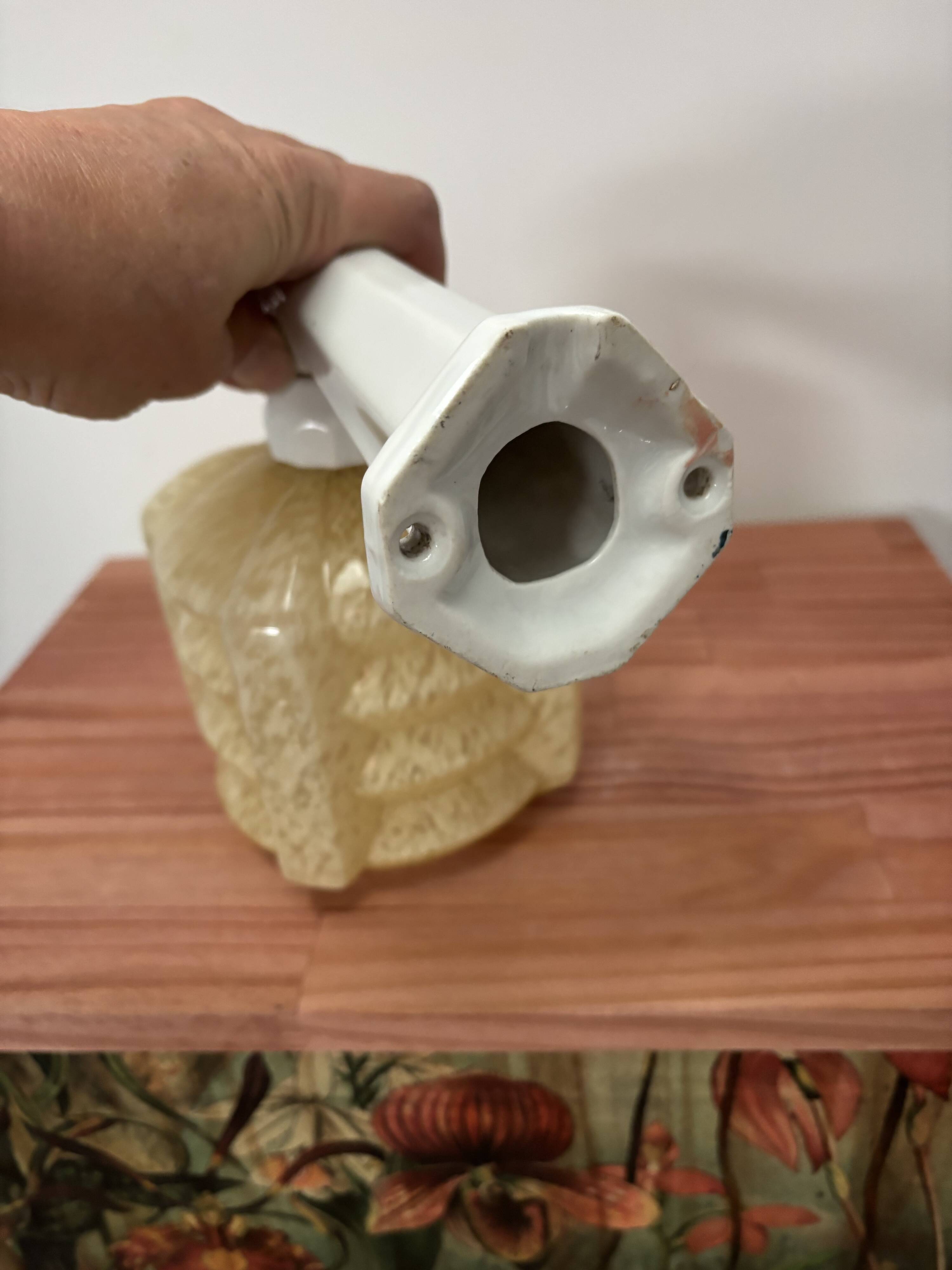 White porcelain wall light