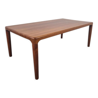 Table basse scandinave en teck massif de Glostrup, Danemark années 60/70