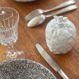 White earthenware bonbonnière