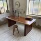 Table, bureau en teck 1970