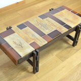 Table basse vintage 1960 / 1970 Roger Capron Vallauris