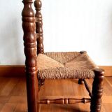 1940s Dudouyt style low chair