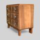 Commode art déco ronce de noyer brut