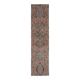 1970s Turkish Oushak Handmade Wool Cotton Orange Runner Rug 78x327