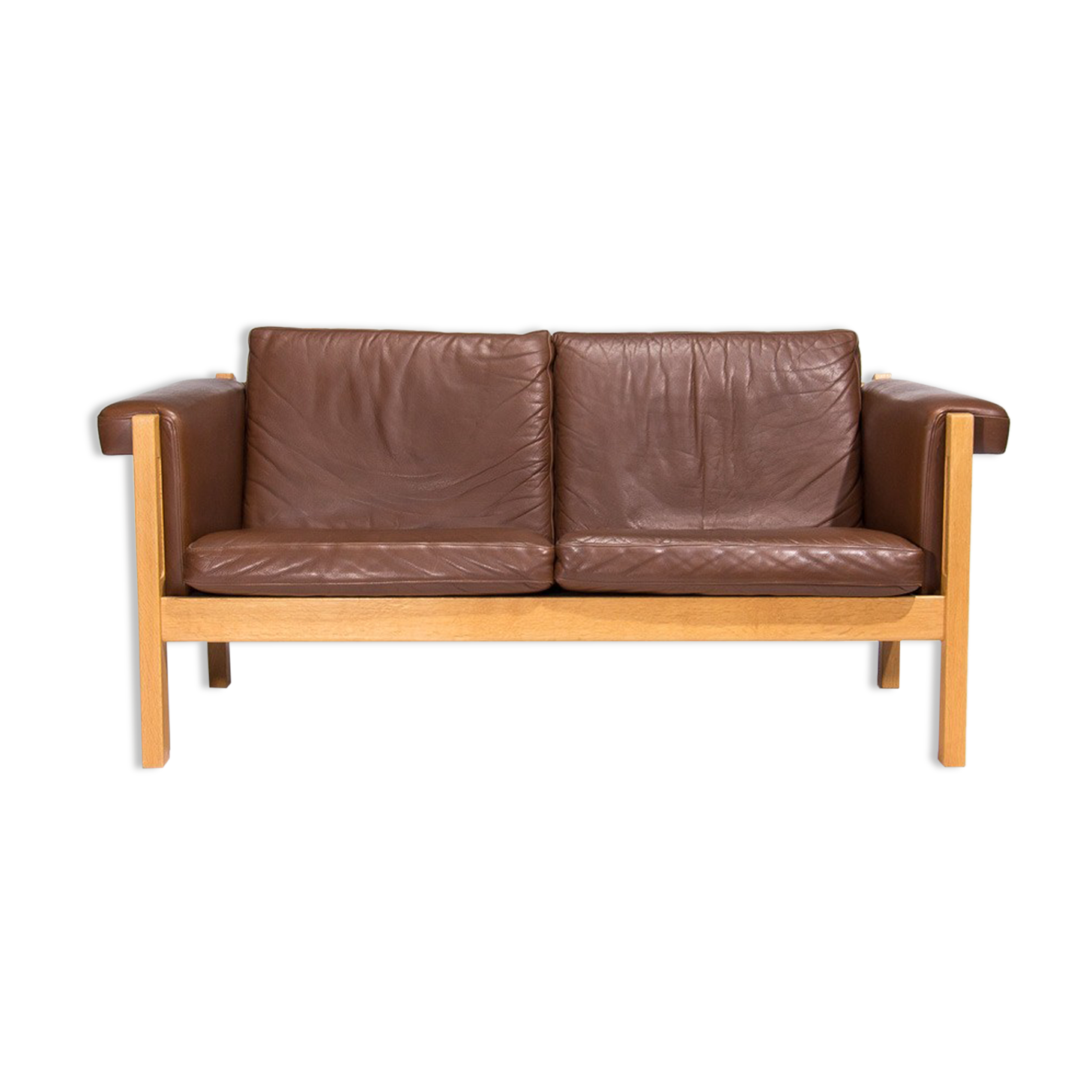 Canapé 2 places Hans Wegner par Getema, Danois des années 1960