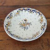Flat Cut in Earthenware of Rouen XXth