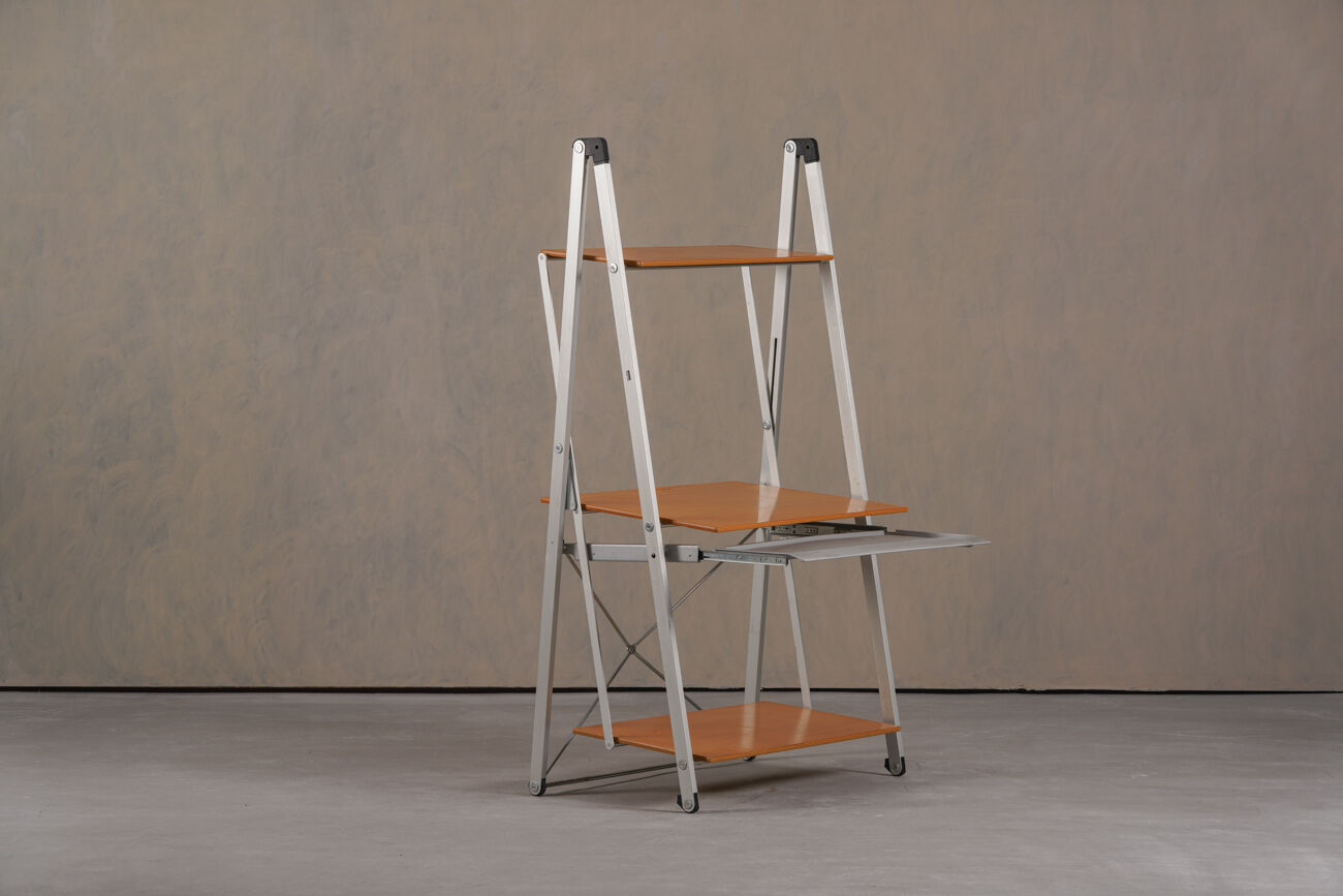 Postmodern Banco Plus shelf desk by Raul Barbieri for Rexite, Italy 2000s