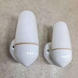 Midcentury Bauhaus style wall lamps Wilhelm Wagenfeld Lindner